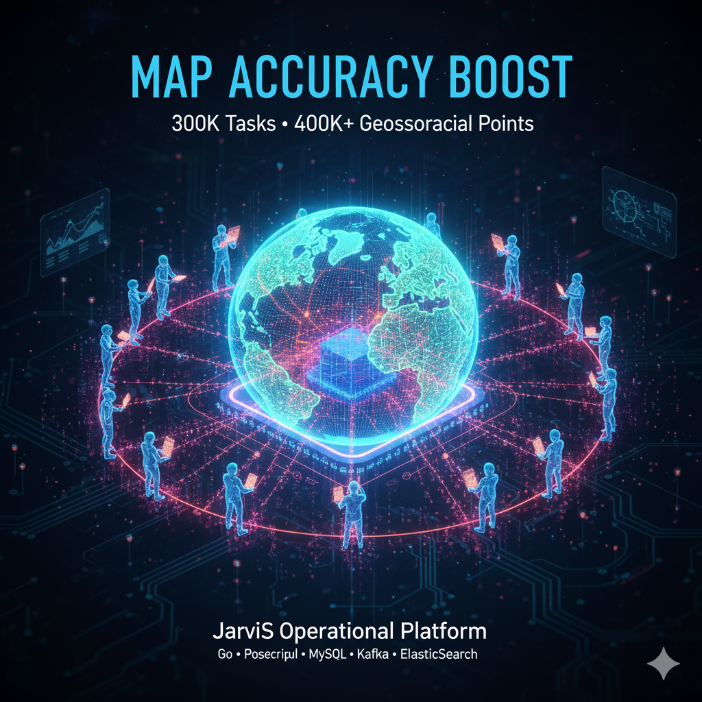 Map and geospatial data pipeline illustration