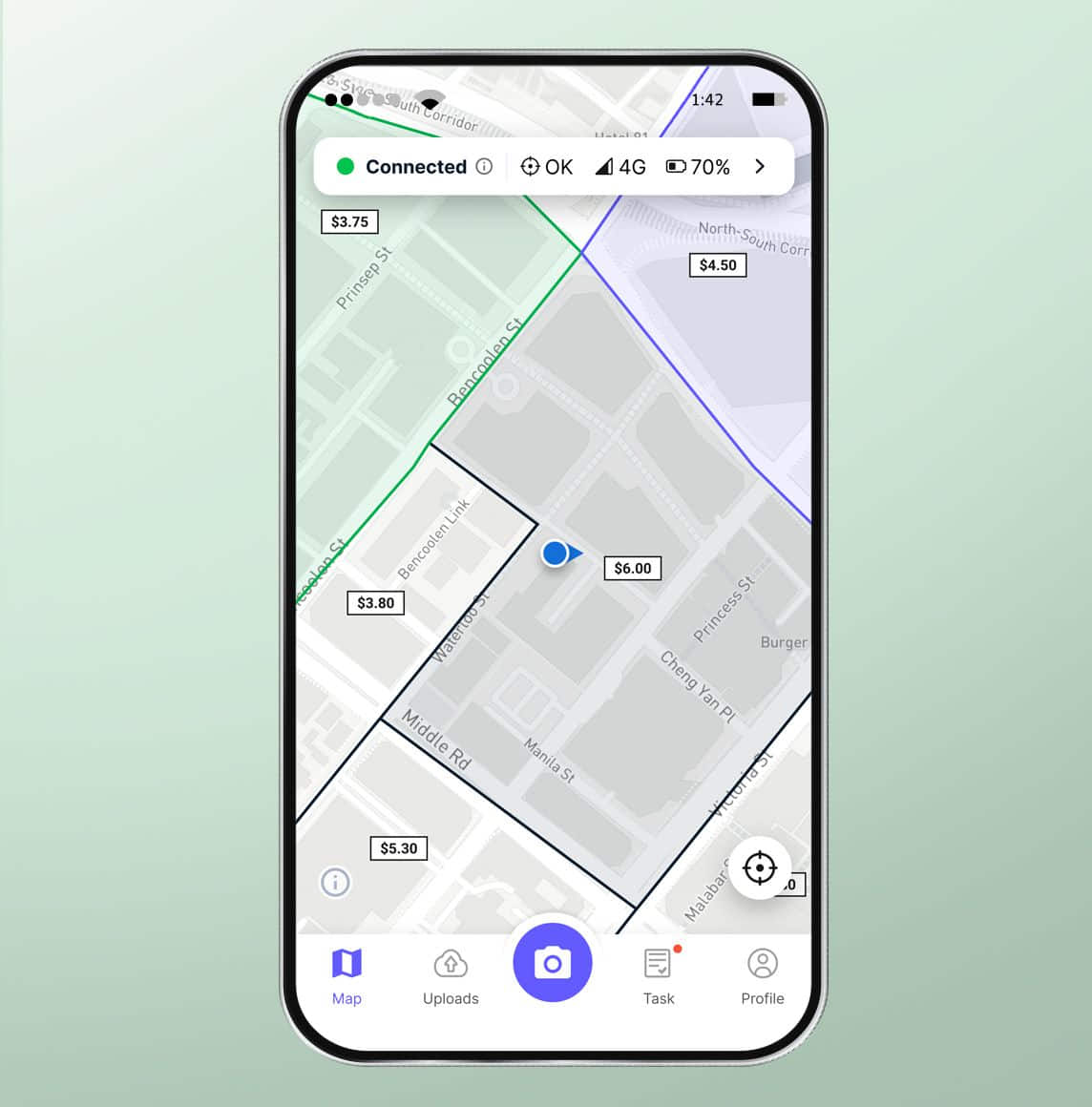 Street-view map tiles